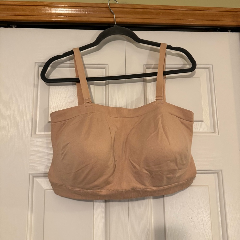 Truekind Convertible Strapless Bandeau Bra Tan‎ size 4XL